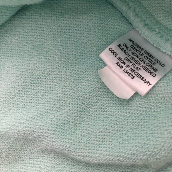 Vineyard Vines shep shirt Womens medium teal pink Martha’s quilted pullover - Picture 9 of 10